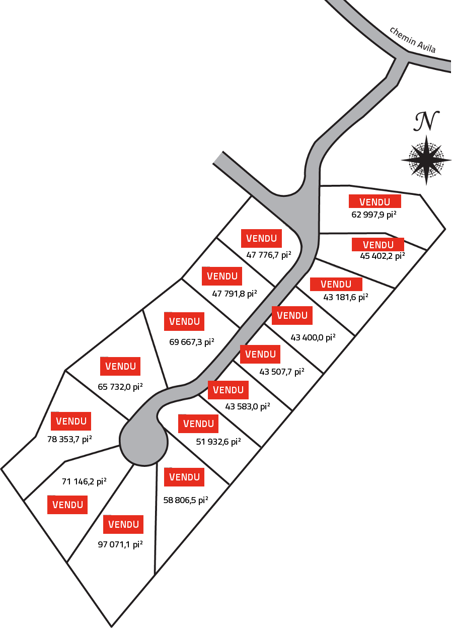 Plan du site - phase 1