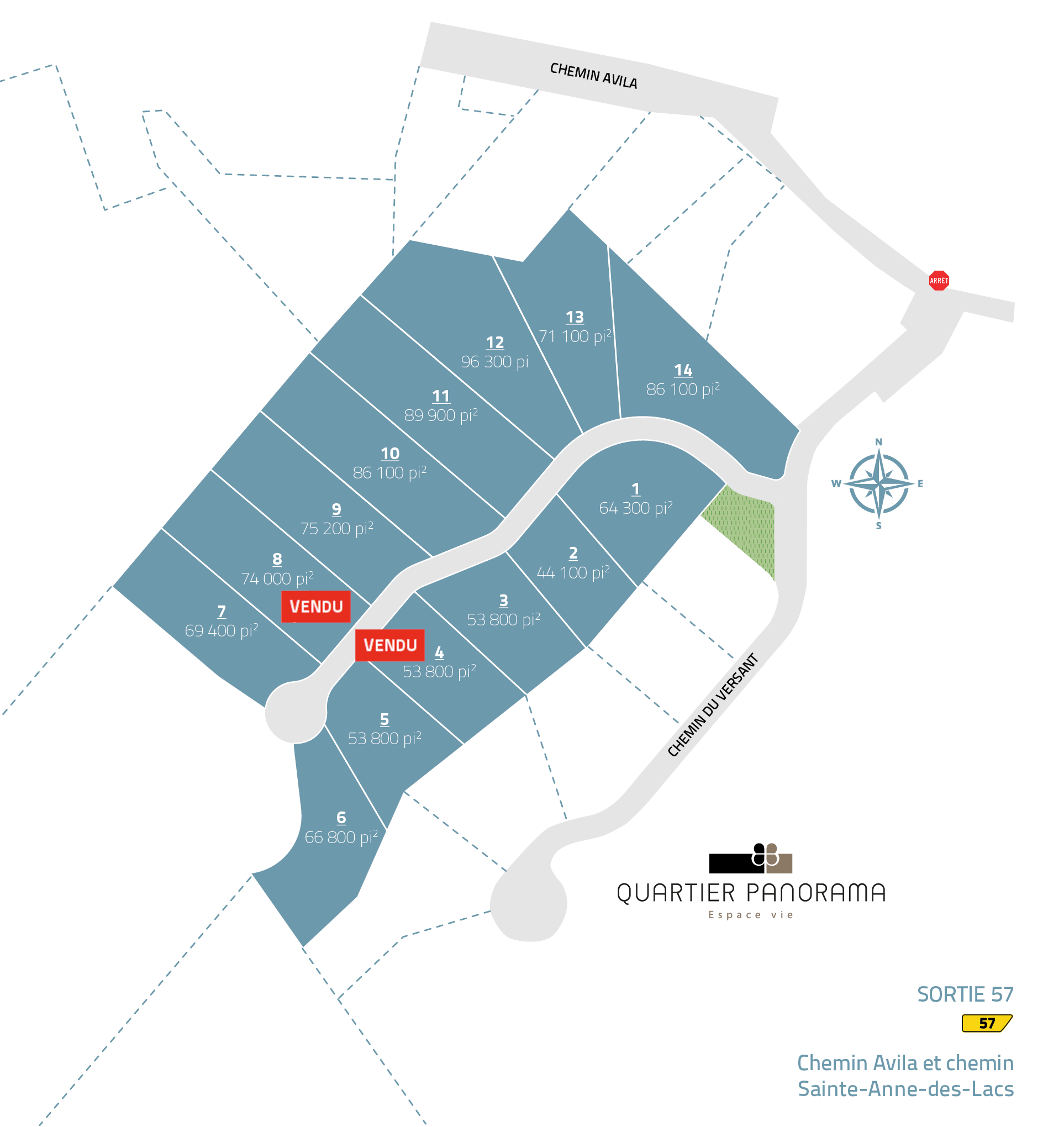 Plan du site - phase 2